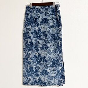 Pendleton Silk Floral Maxi Skirt